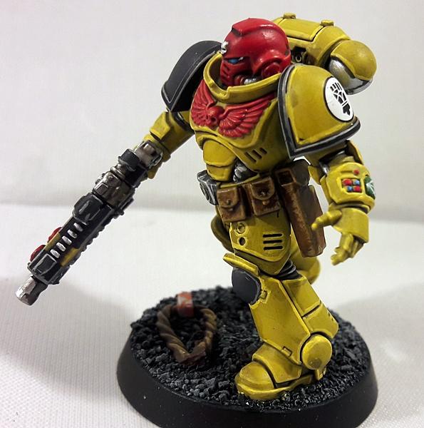 5 Assault Intercessor Équipe Impérial Fists Espace Marines Warhammer